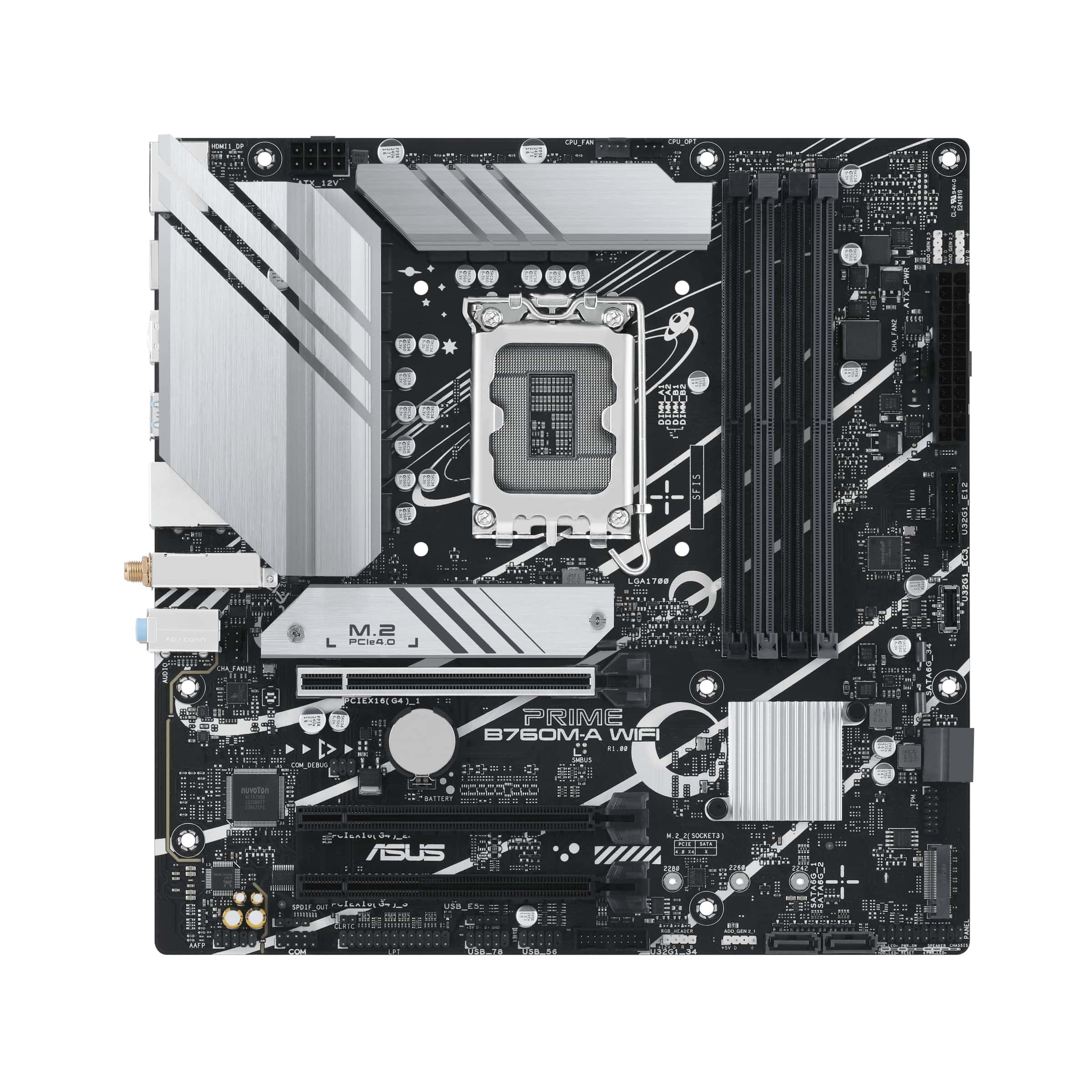 ASUS PRIME B760M-A WIFI Intel B760 LGA 1700 micro ATX (90MB1EL0-M1EAY0) thumbnail