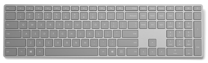 Microsoft Surface Keyboard toetsenbord RF-draadloos + Bluetooth Grijs (3YJ-00010) thumbnail