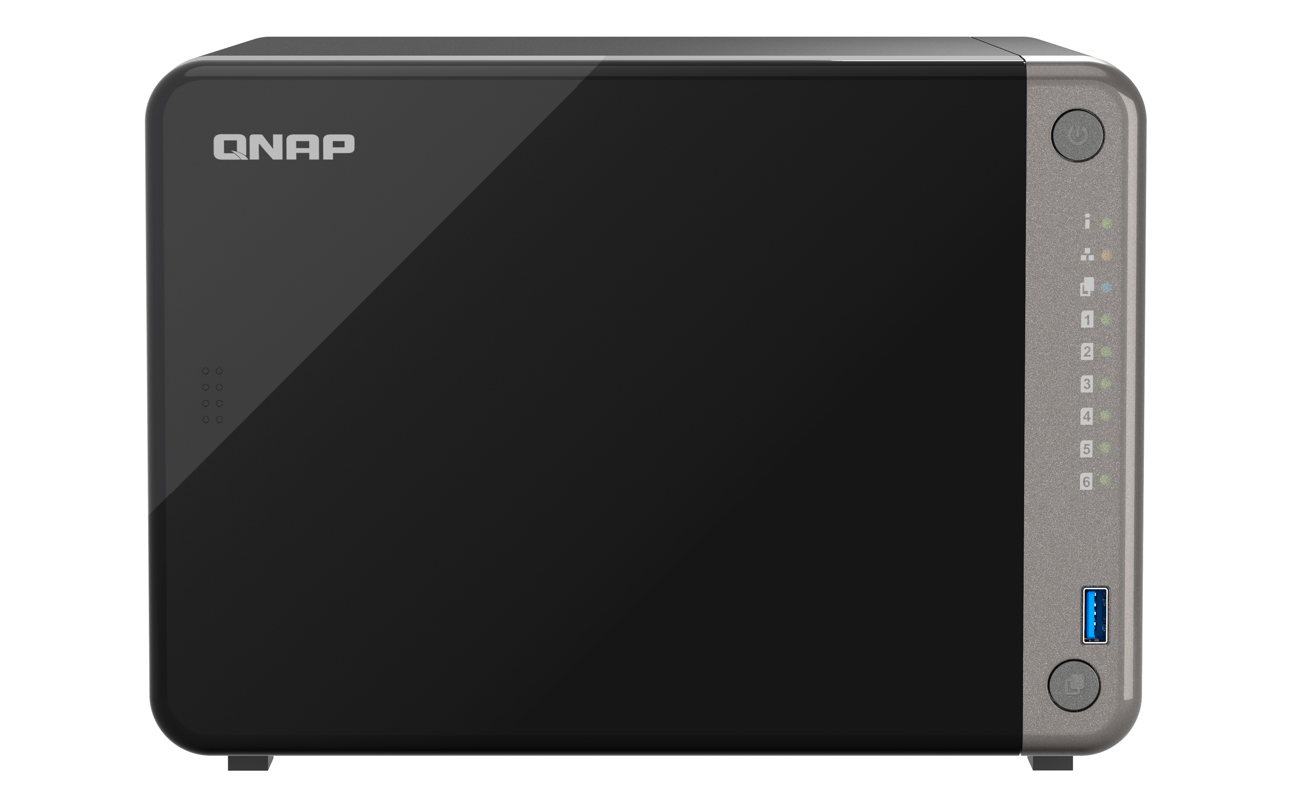QNAP TS-AI642-8G data-opslag-server NAS Tower ARM Cortex-A76 8 GB Zwart (TS-AI642-8G) thumbnail