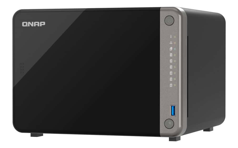 QNAP TS-AI642-8G data-opslag-server NAS Tower Ethernet LAN Zwart Cortex-A76 (TS-AI642-8G) thumbnail