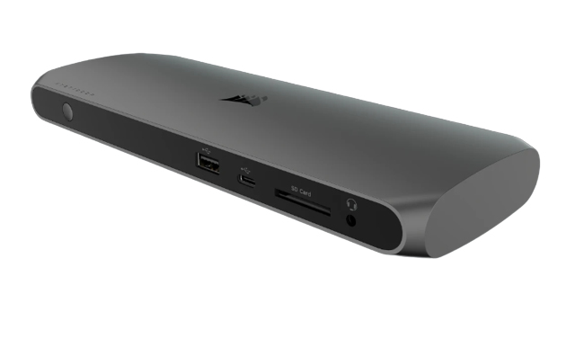 Corsair TBT100 Thunderbolt 3 40000 Mbit/s Zwart, Zilver (CU-9000006-EU) thumbnail