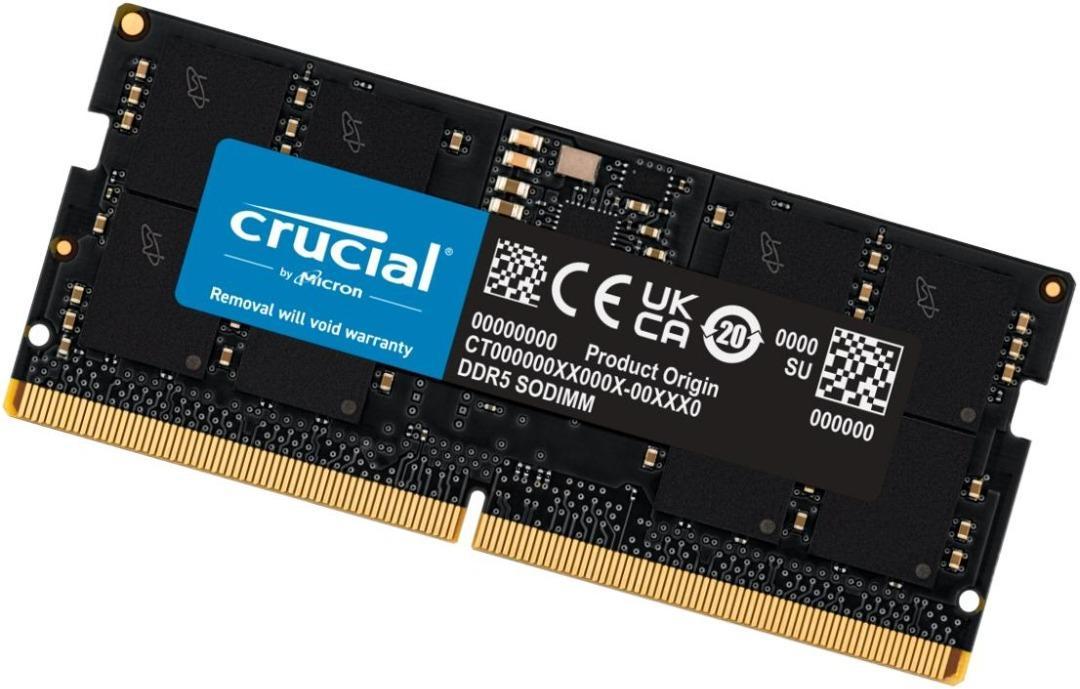 Crucial DDR5 - 16GB 4800 SO-DIMM (CT16G48C40S5) (CT16G48C40S5) thumbnail