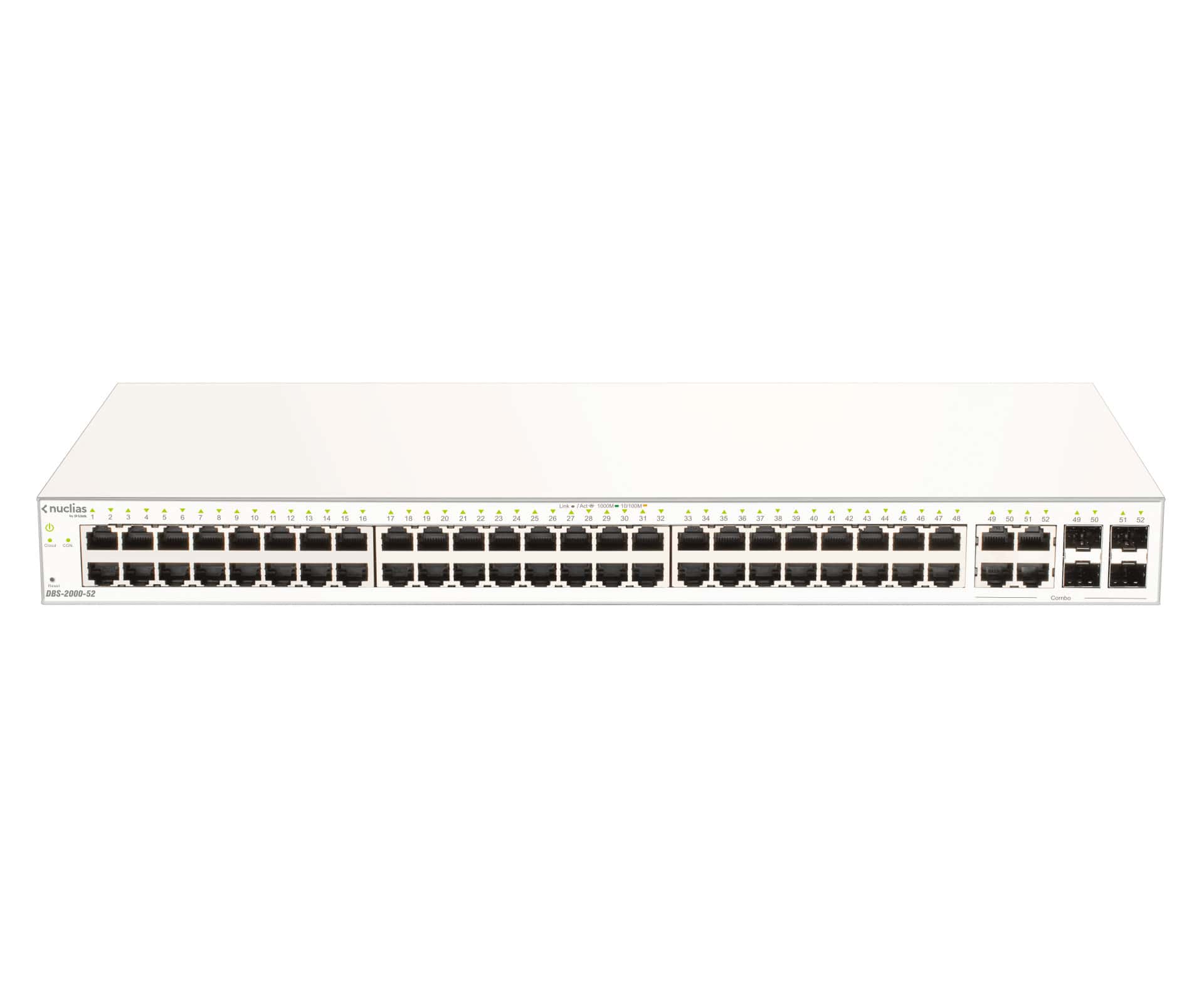 D-Link DBS-2000-52 netwerk-switch Managed L2 Gigabit Ethernet (10/100/1000) Grijs (DBS-2000-52) thumbnail