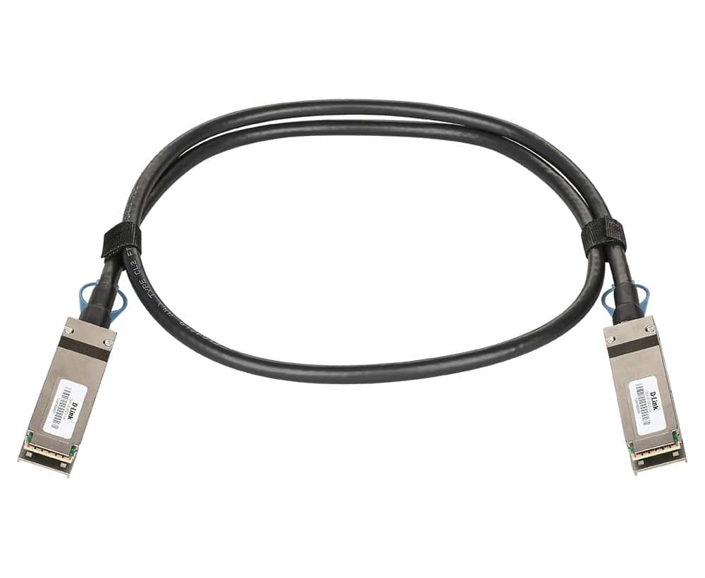D-Link DEM-Q28 Glasvezel kabel MPO Zwart (DEM-CB100Q28) thumbnail