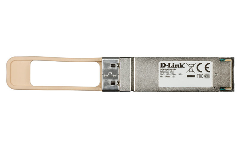 D-Link DEM-QX01Q-SR4 netwerk transceiver module Vezel-optiek 40000 Mbit/s QSFP+ 850 nm (DEM-QX01Q-SR4) thumbnail