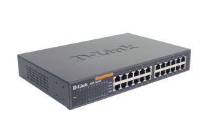 D-Link 24-port 10/100M NWay Desktop - Internal PSU (incl. 19 rack mount kit) Unmanaged (DES-1024D/E) thumbnail