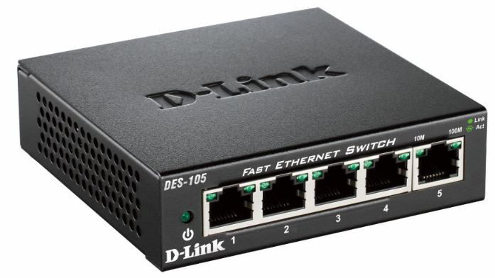 D-Link DES-105 Unmanaged L2 Zwart (DES-105/E) thumbnail
