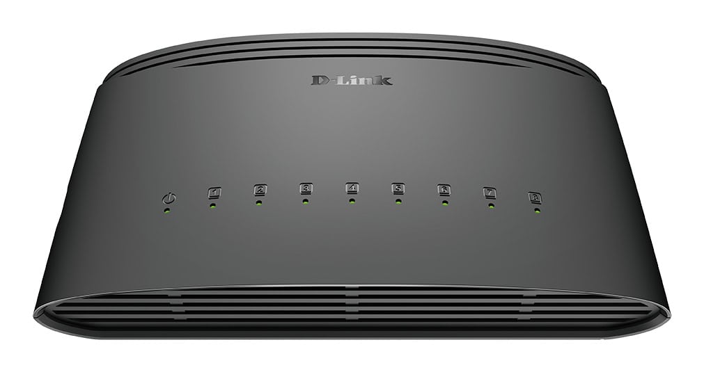 D-Link DGS-1008D/E netwerk-switch Unmanaged Gigabit Ethernet (10/100/1000) Zwart (DGS-1008D/E) thumbnail