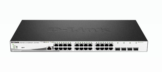 D-Link DGS-1210-28MP/E netwerk-switch Managed L2 Gigabit Ethernet (10/100/1000) Power over Ethernet (PoE) 1U Zwart, Grijs (DGS-1210-28MP/E) thumbnail D-Link DGS-1210-28MP/E netwerk-switch Managed L2 Gigabit Ethernet (10/100/1000) Power over Ethernet (PoE) 1U Zwart, Grijs (DGS-1210-28MP/E) thumbnail