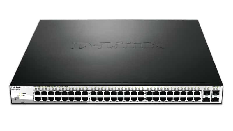 D-Link DGS-1210-52MP netwerk-switch Managed L2 Gigabit Ethernet (10/100/1000) Power over Ethernet (PoE) 1U Zwart (DGS-1210-52MP) thumbnail