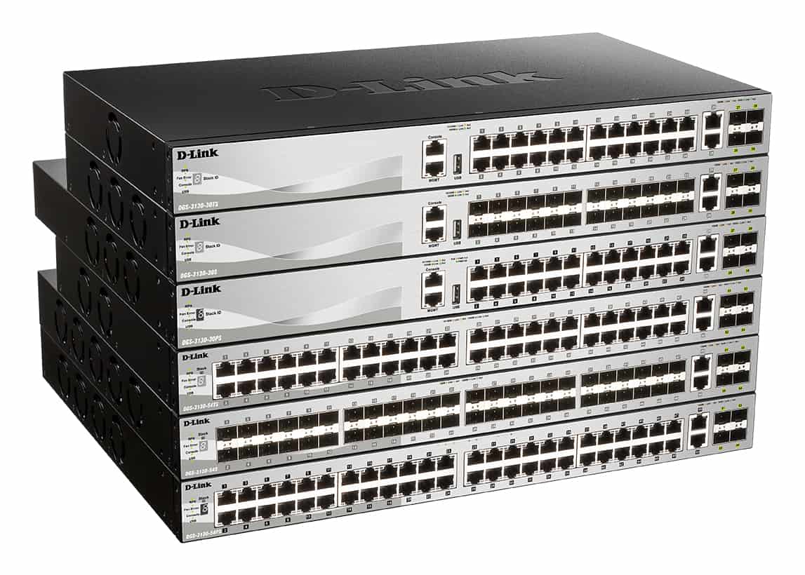 D-Link DGS-3130-30PS/E netwerk-switch Managed L3 Gigabit Ethernet (10/100/1000) Power over Ethernet (PoE) Grijs (DGS-3130-30PS/E) thumbnail D-Link DGS-3130-30PS/E netwerk-switch Managed L3 Gigabit Ethernet (10/100/1000) Power over Ethernet (PoE) Grijs (DGS-3130-30PS/E) thumbnail