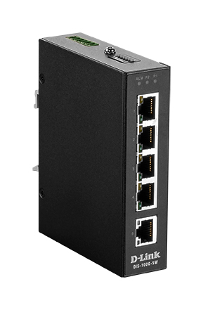 D-Link DIS‑100G‑5W Unmanaged L2 Gigabit Ethernet (10/100/1000) Zwart (DIS-100G-5W) thumbnail