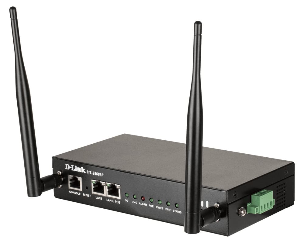 D-Link DIS-2650AP draadloos toegangspunt (WAP) 1200 Mbit/s Zwart Power over Ethernet (PoE) (DIS-2650AP) thumbnail