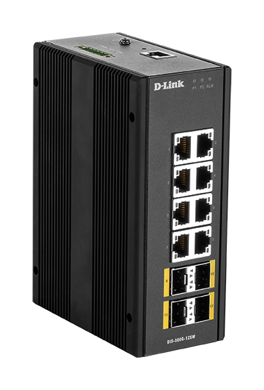 D-Link DIS‑300G‑12SW Managed L2 Gigabit Ethernet (10/100/1000) Zwart (DIS-300G-12SW) thumbnail