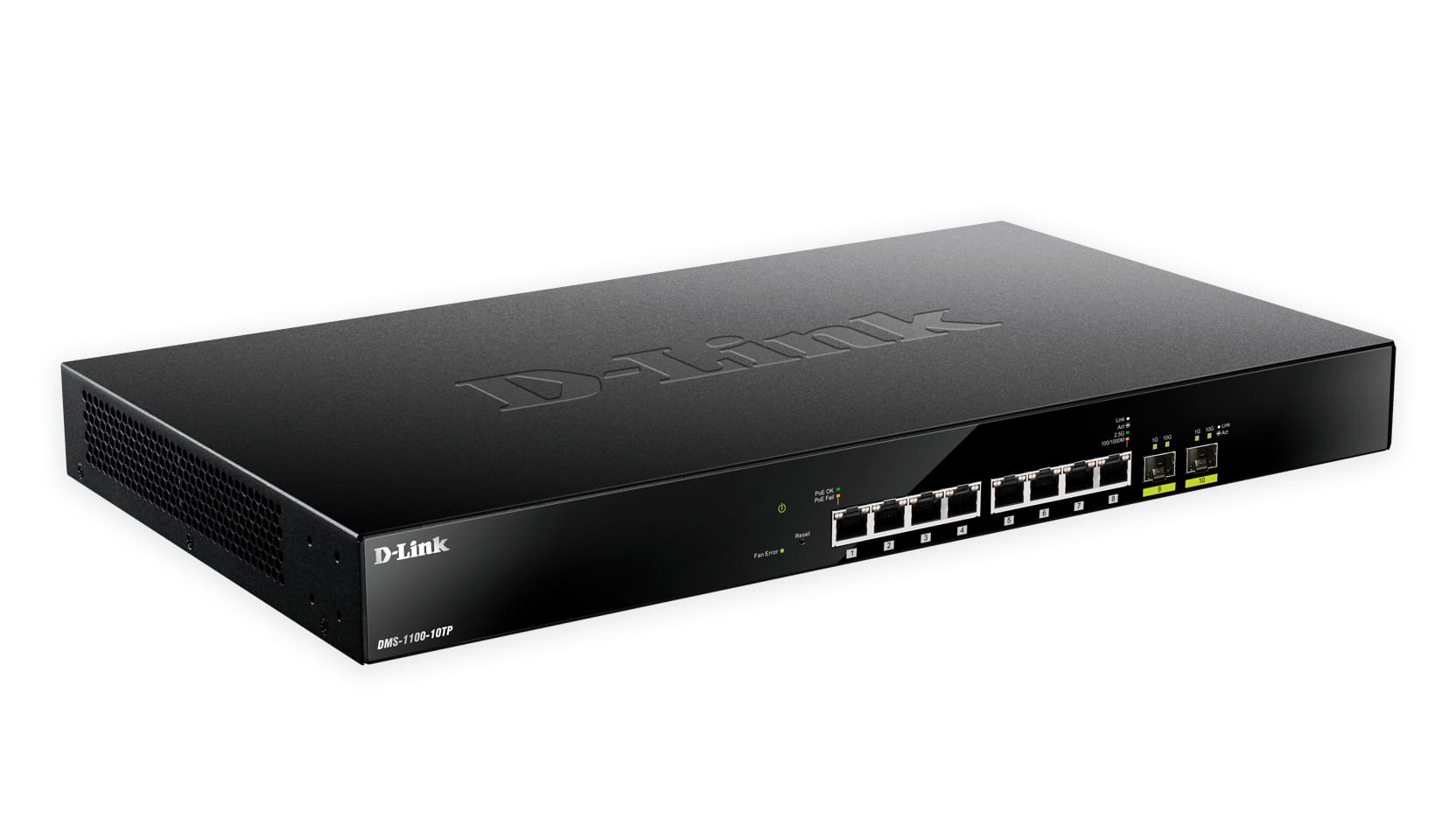 D-Link DMS-1100-10TP netwerk-switch Managed L2 2.5G Ethernet (100/1000/2500) Power over Ethernet (PoE) 1U Zwart (DMS-1100-10TP) thumbnail D-Link DMS-1100-10TP netwerk-switch Managed L2 2.5G Ethernet (100/1000/2500) Power over Ethernet (PoE) 1U Zwart (DMS-1100-10TP) thumbnail