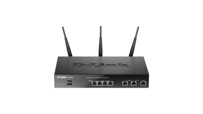 D-Link DSR-1000AC draadloze router Gigabit Ethernet Dual-band (2.4 GHz / 5 GHz) Zwart (DSR-1000AC) thumbnail