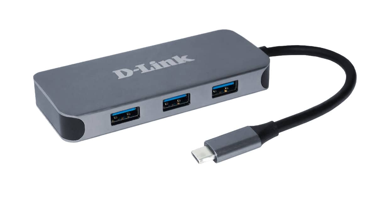 D-Link 6-in-1 USB-C Hub met HDMI/Gigabit Ethernet/Stroomvoorziening DUB-2335 (DUB-2335) thumbnail