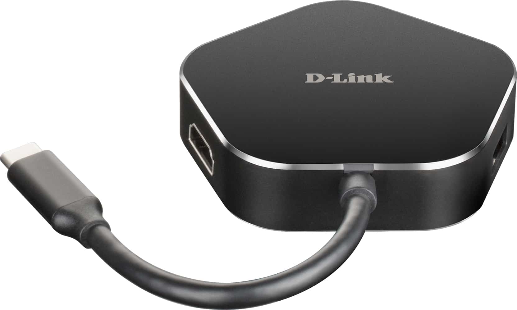 D-Link DUB-M420 notebook dock & poortreplicator Bedraad Thunderbolt 3 Zwart, Zilver (DUB-M420) thumbnail