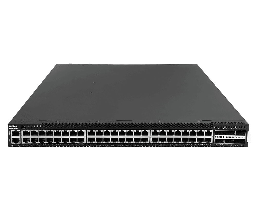 D-Link DXS-3610-54S/SI/E, 48 x 1/10GbE SFP/SFP+ Ports und 6 x 40/100GbE QSFP+/QSFP28 Ports L3 Stackable 10G Managed Switch (DXS-3610-54S/SI/E) thumbnail