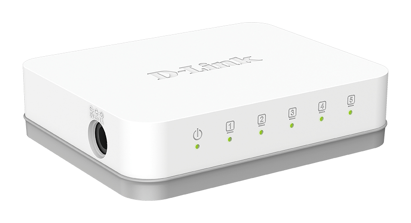 D-Link GO-SW-5G Unmanaged Gigabit Ethernet (10/100/1000) Wit (GO-SW-5G/E) thumbnail