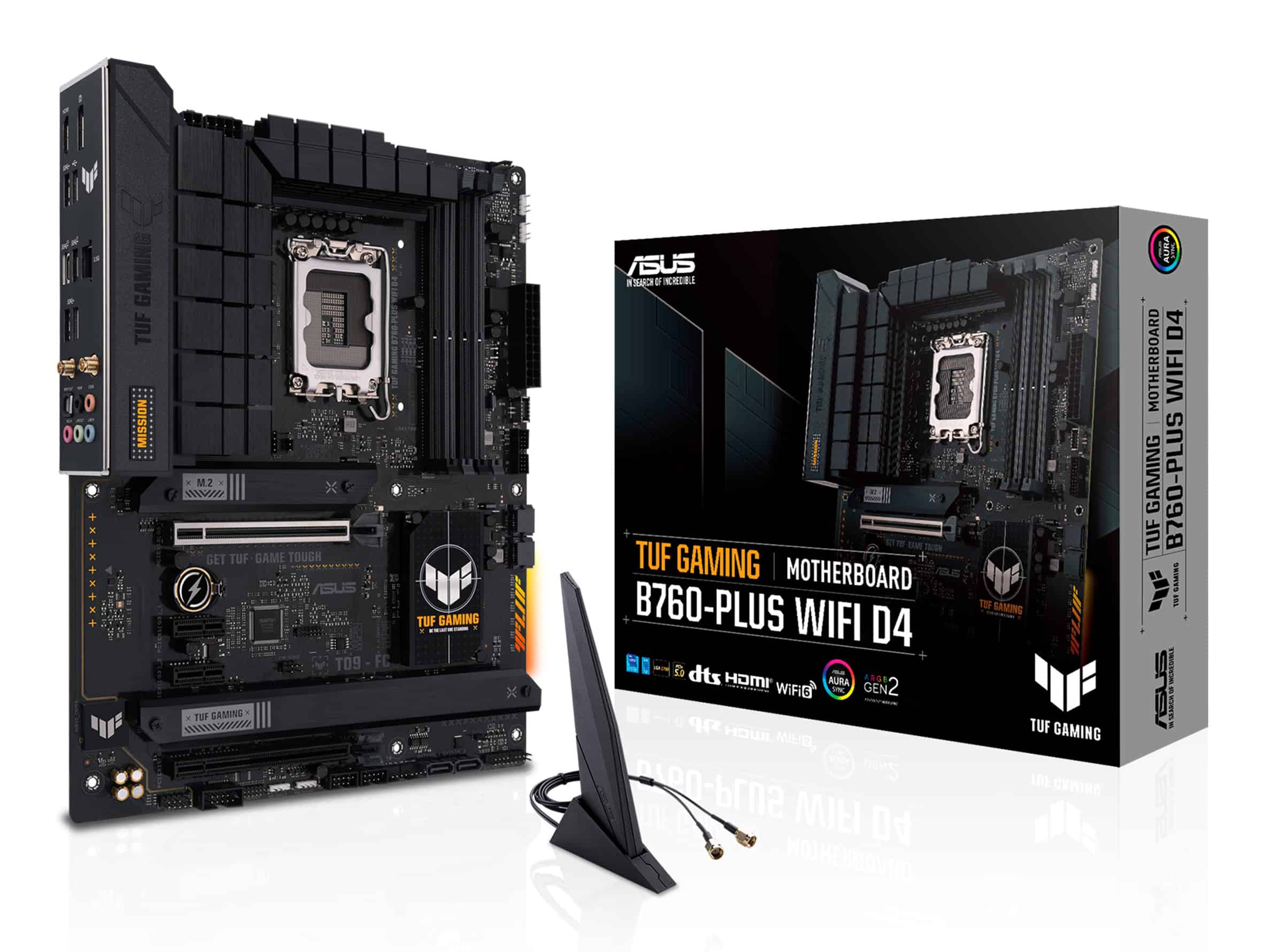 ASUS TUF GAMING B760-PLUS WIFI D4 Intel B760 LGA 1700 ATX (90MB1DF0-M1EAY0) thumbnail