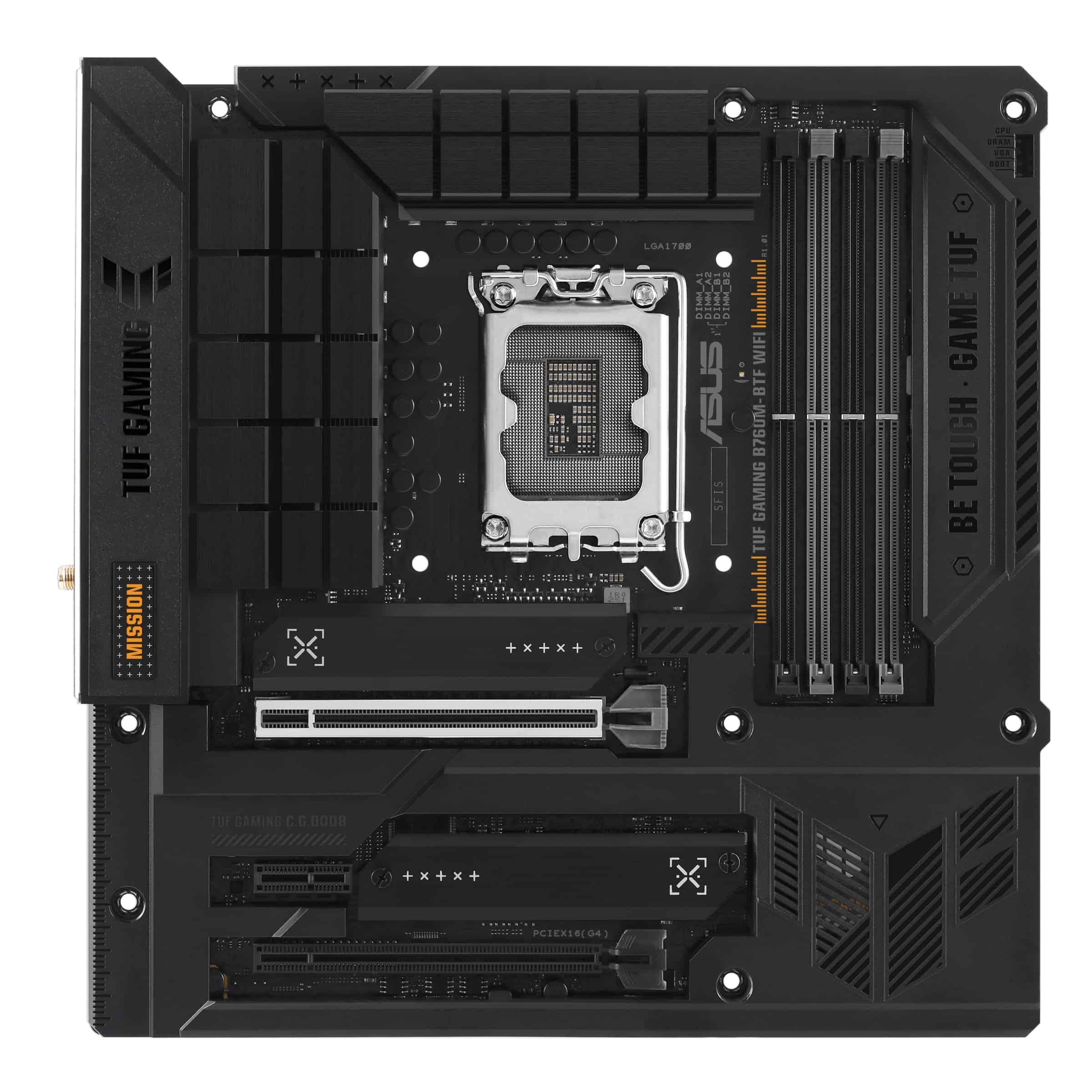 ASUS TUF GAMING B760M-BTF WIFI Intel B760 LGA 1700 micro ATX (90MB1G50-M0EAY0) thumbnail