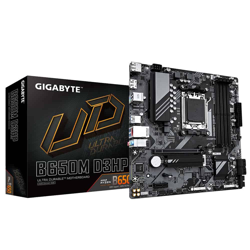 Gigabyte B650M D3HP moederbord AMD B650 Socket AM5 micro ATX (B650M D3HP) thumbnail