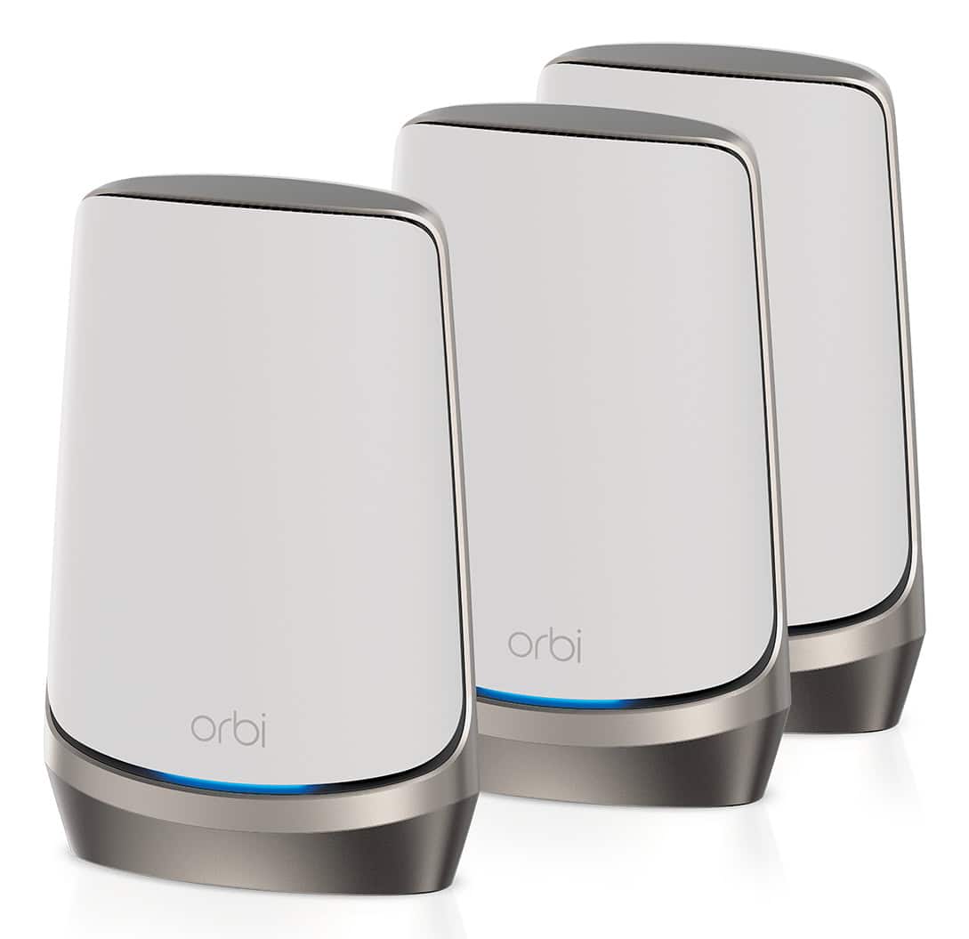 NETGEAR Orbi Quad-band RBKE963 AXE11000 WiFi 6E Mesh System (RBKE963-100EUS) thumbnail