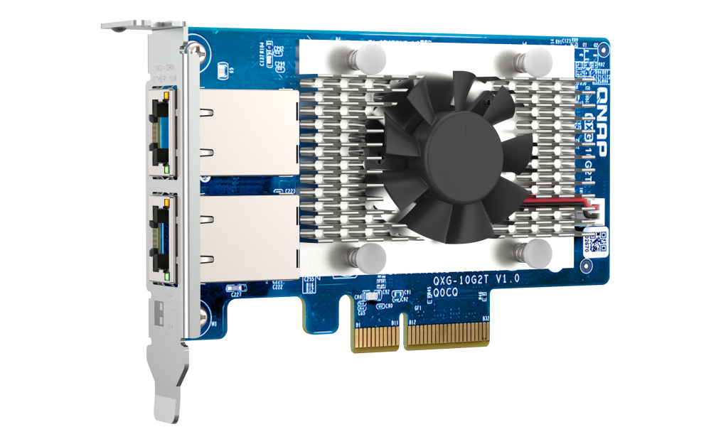 QNAP QXG-10G2T netwerkkaart Intern Ethernet 10000 Mbit/s (QXG-10G2T) thumbnail