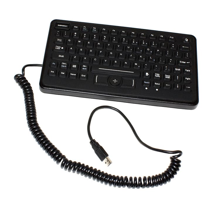 Datalogic 95ACC1330 toetsenbord USB QWERTY Zwart (95ACC1330) thumbnail