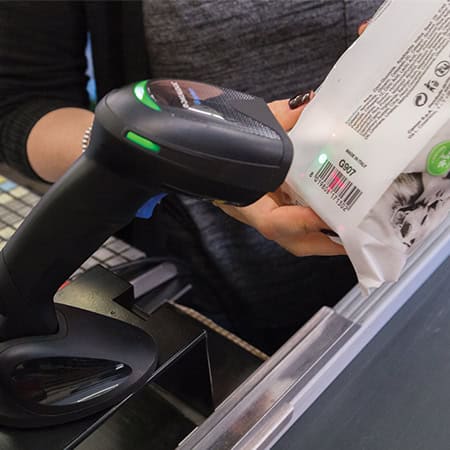 Datalogic Gryphon I GD4520 Draagbare streepjescodelezer 1D/2D Zwart (GD4520-BKK1B) thumbnail