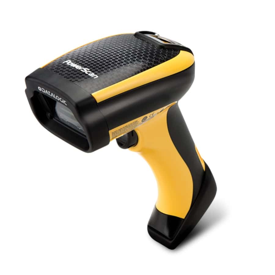 Datalogic PowerScan PBT9100 Draagbare streepjescodelezer 1D LED Zwart, Geel (PBT9100-RB) thumbnail
