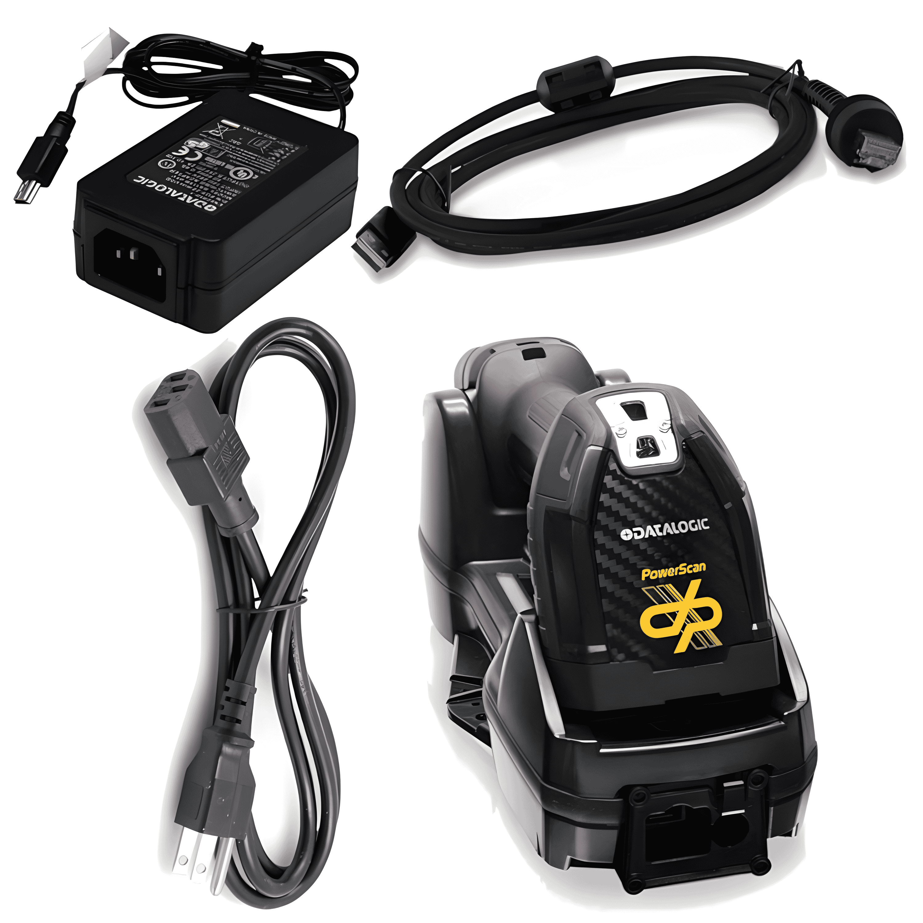Datalogic PowerScan PBT9600, USB Kit, BT, 2D, BT (5.0), multi-IF, DC, kabel (USB) (PBT9600-DCRBK10EU) thumbnail