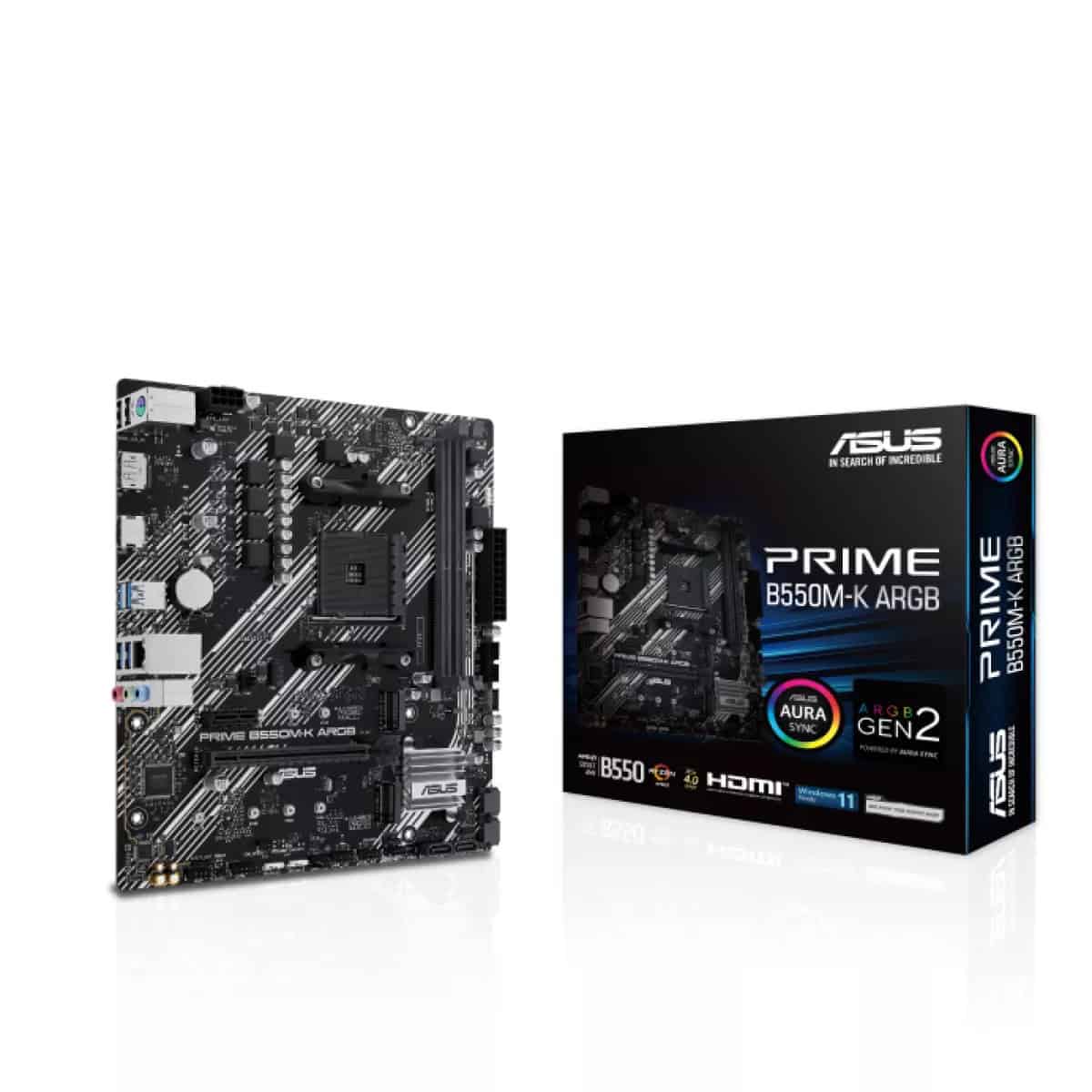 ASUS PRIME B550M-K ARGB AM4 2DDR4 microA (90MB1GC0-M0EAY0) thumbnail