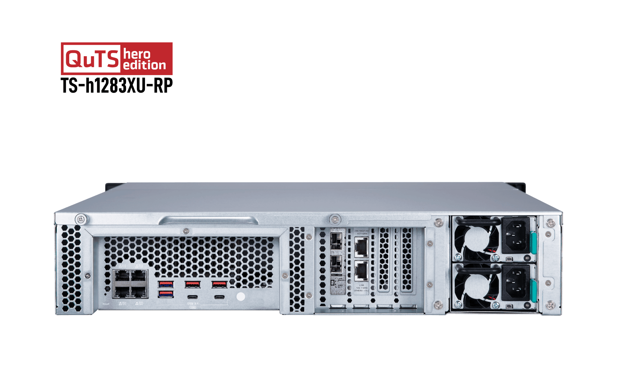 QNAP TS-h1283XU-RP-E2236-32G-RED 5 Jahre Garantie (TS-H1283XU-RP-E2236-32G-RED) thumbnail