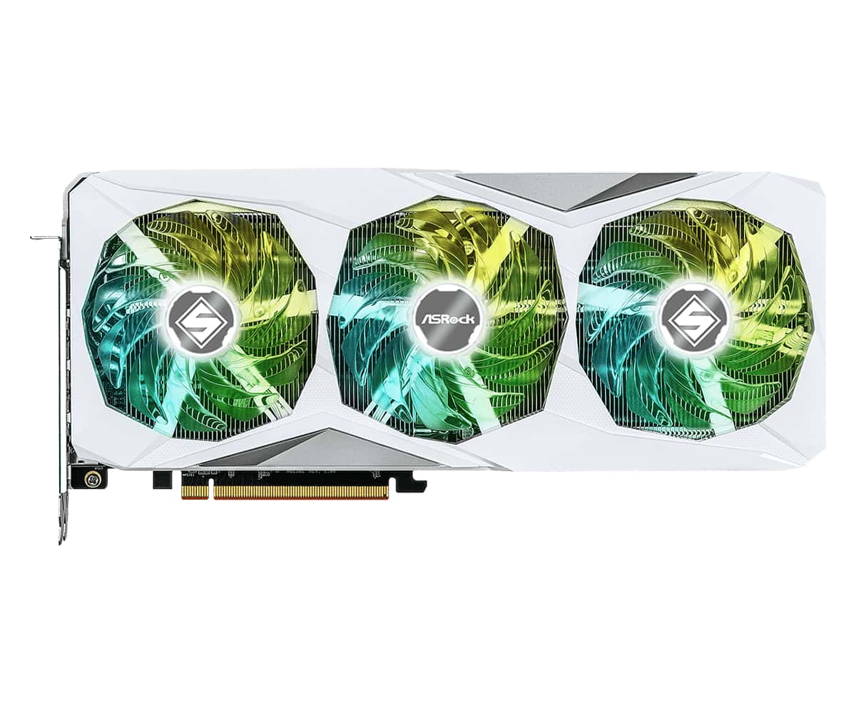 Asrock Radeon RX 7800 XT Steel Legend OC AMD 16 GB GDDR6 (90-GA4RZZ-00UANF) thumbnail