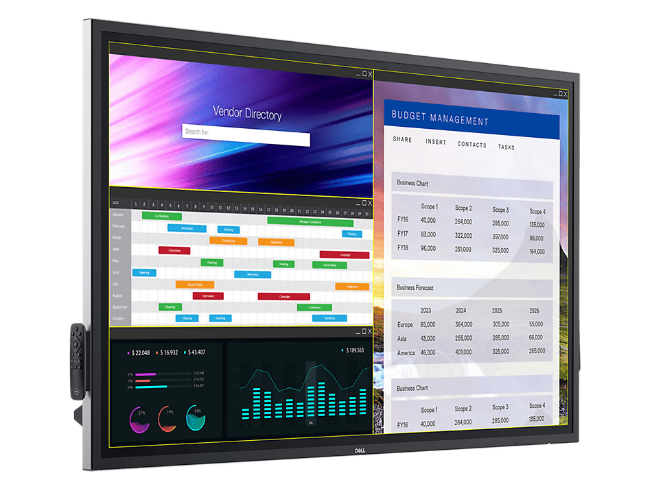 Dell TFT P6524QT 64.53IN 189.2CM IPS (DELL-P6524QT) thumbnail