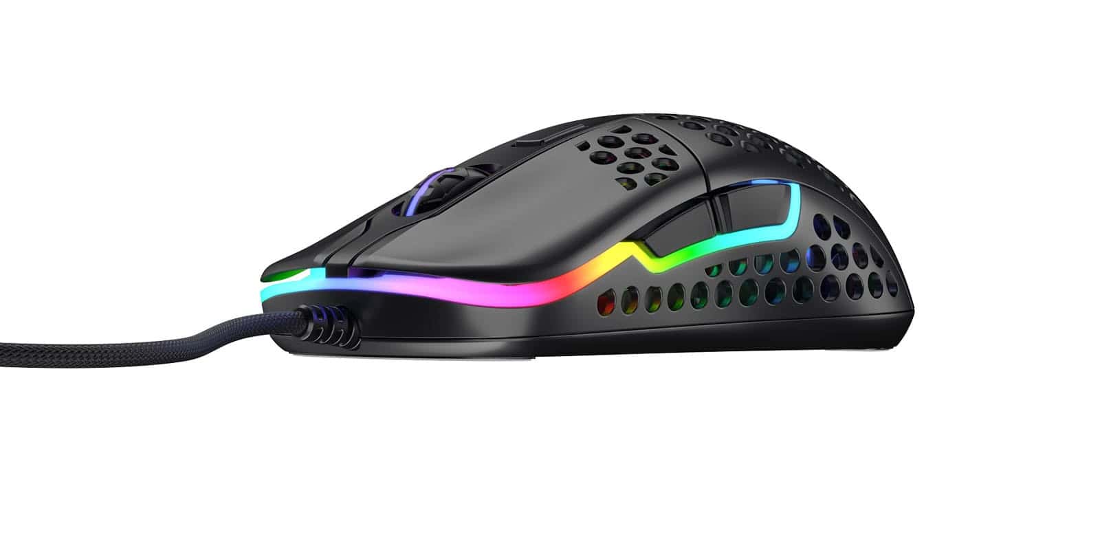 CHERRY XTRFY M42 RGB muis Ambidextrous USB Type-A Optisch 16000 DPI (M42-RGB-BLACK) thumbnail