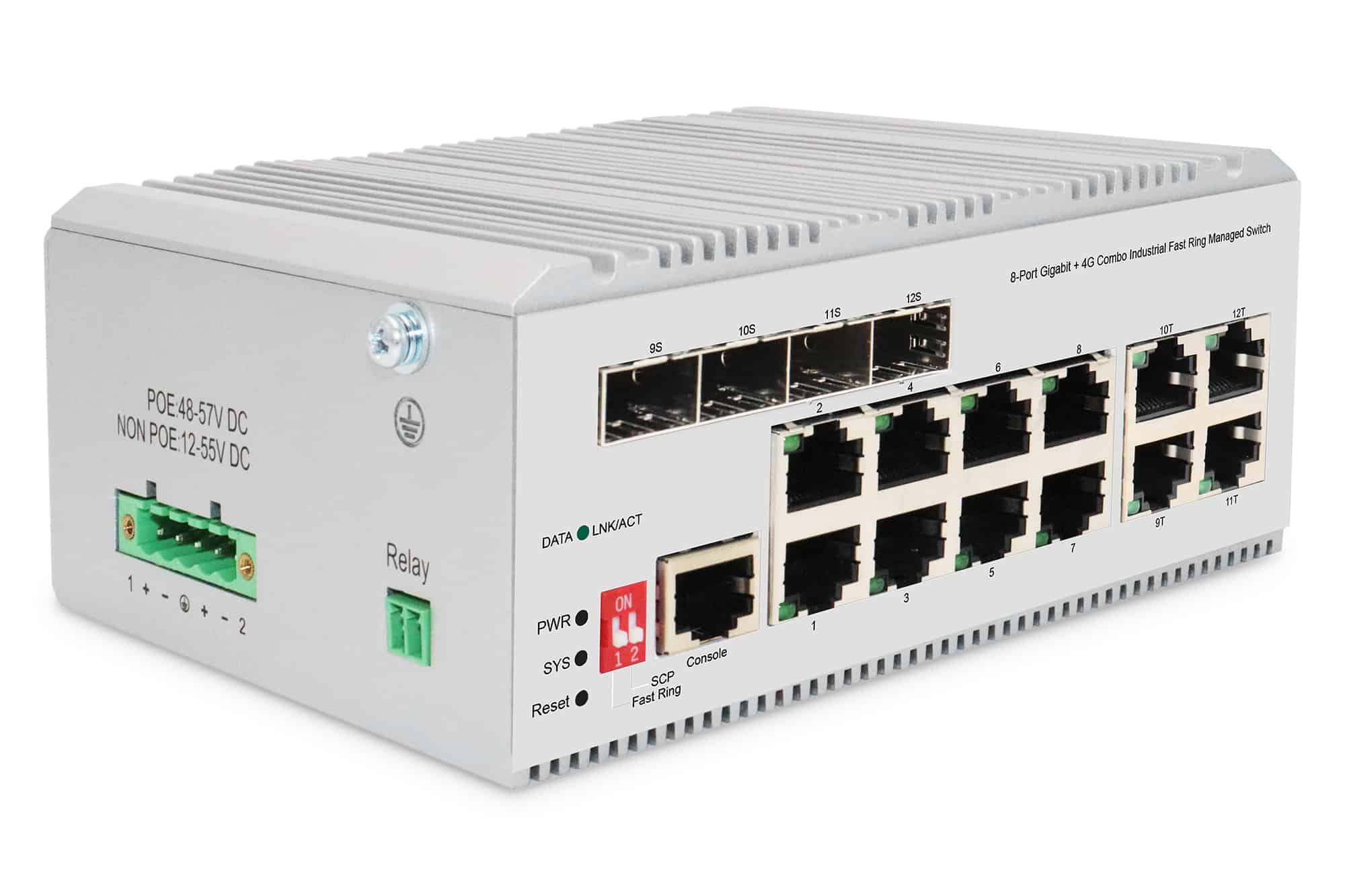 Digitus DN-651145 netwerk-switch Managed L2 Gigabit Ethernet (10/100/1000) Grijs (DN-651145) thumbnail