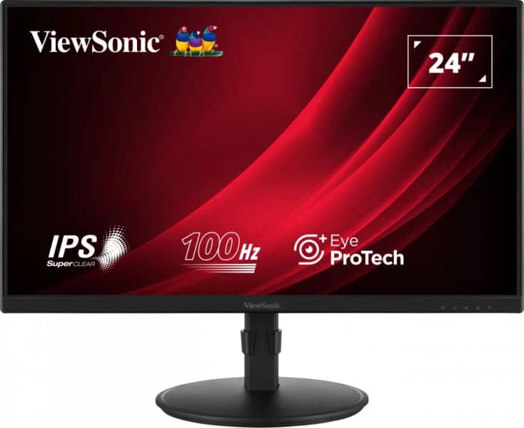 Viewsonic Display VG2408A computer monitor 61 cm (24) 1920 x 1080 Pixels Full HD LED Zwart (VG2408A) thumbnail