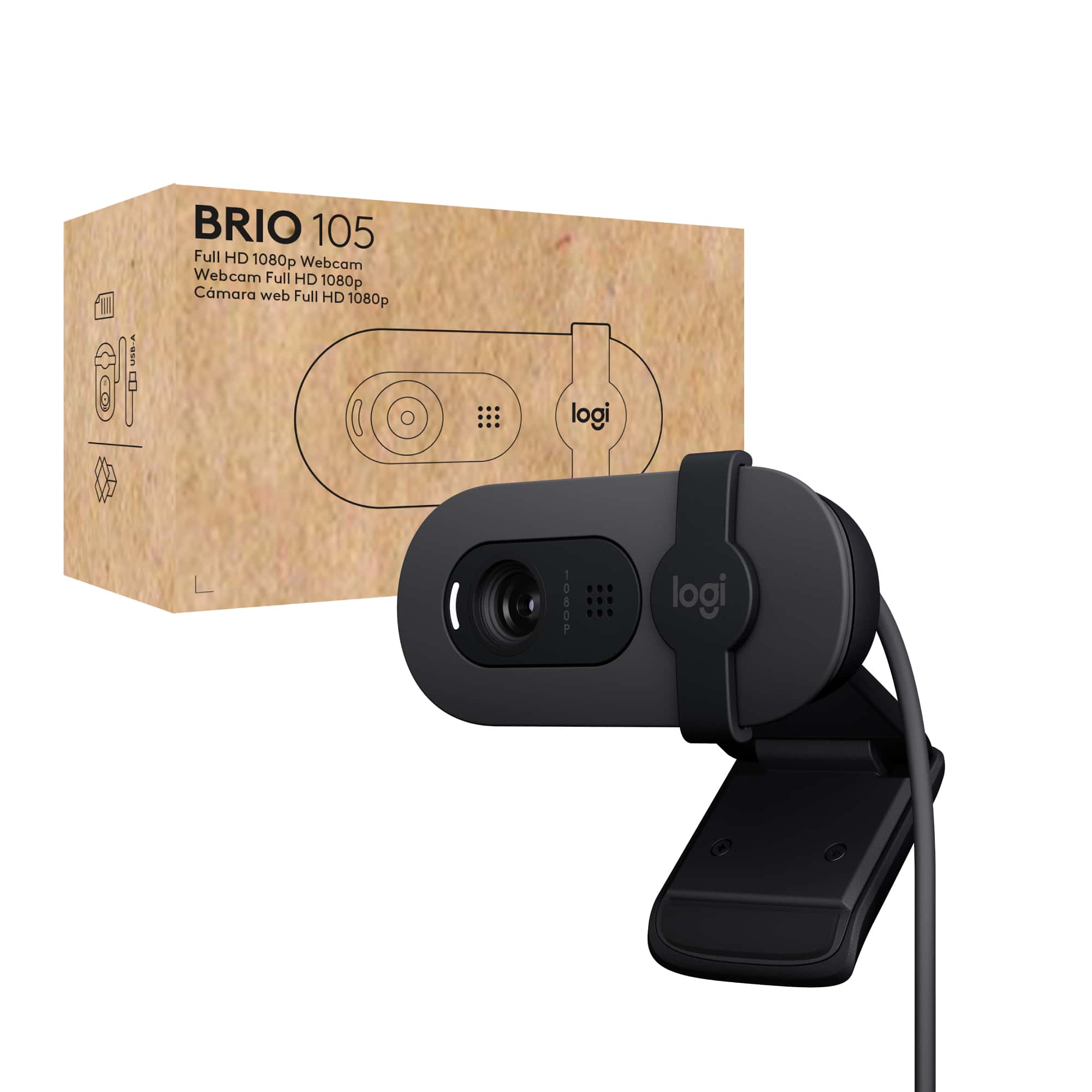 Logitech Brio 105 webcam 2 MP (960-001592) thumbnail