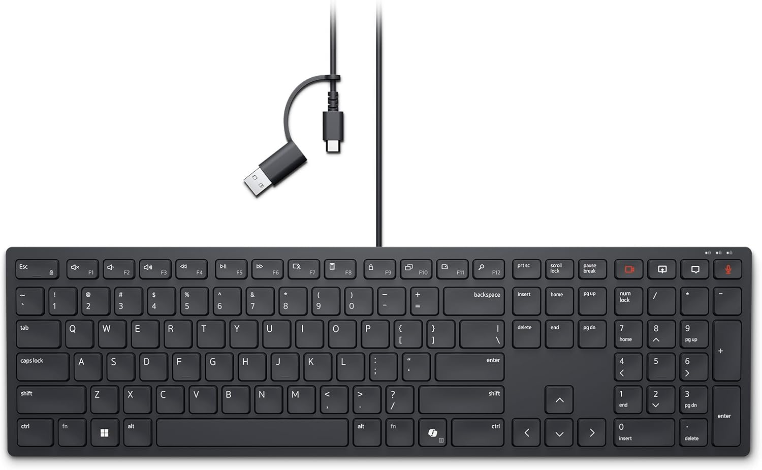 Dell USB Slim QuietKey Keyboard (UK) (2GR91) thumbnail