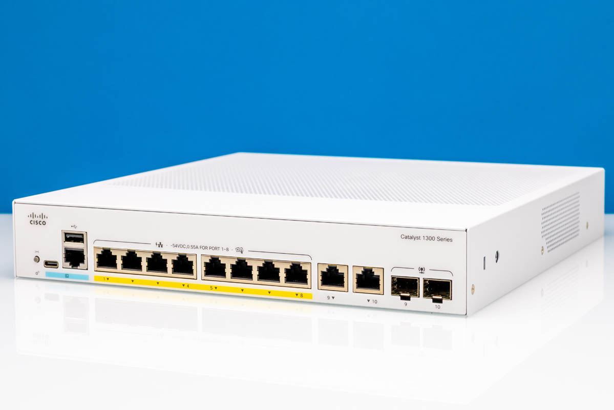 Cisco Catalyst 1300 8p GE Full PoE 2x1G Combo (C1300-8FP-2G) thumbnail