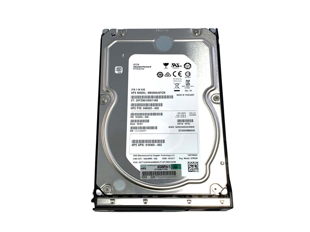 HP SPS-DRV HD 2TB 12G 7.2K 3.5 SAS MDL LP (834133-001) thumbnail
