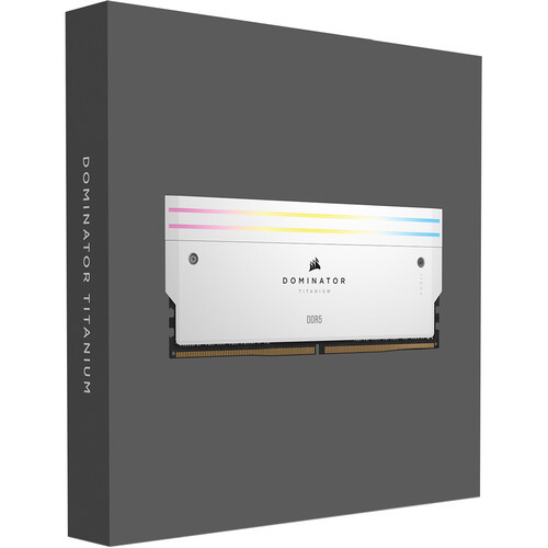 Corsair DDR5  32GB PC 7200 CL34 CORSAIR KIT (2x16GB) DOMIN. T RGB Wh retail (CMP32GX5M2X7200C34W) thumbnail