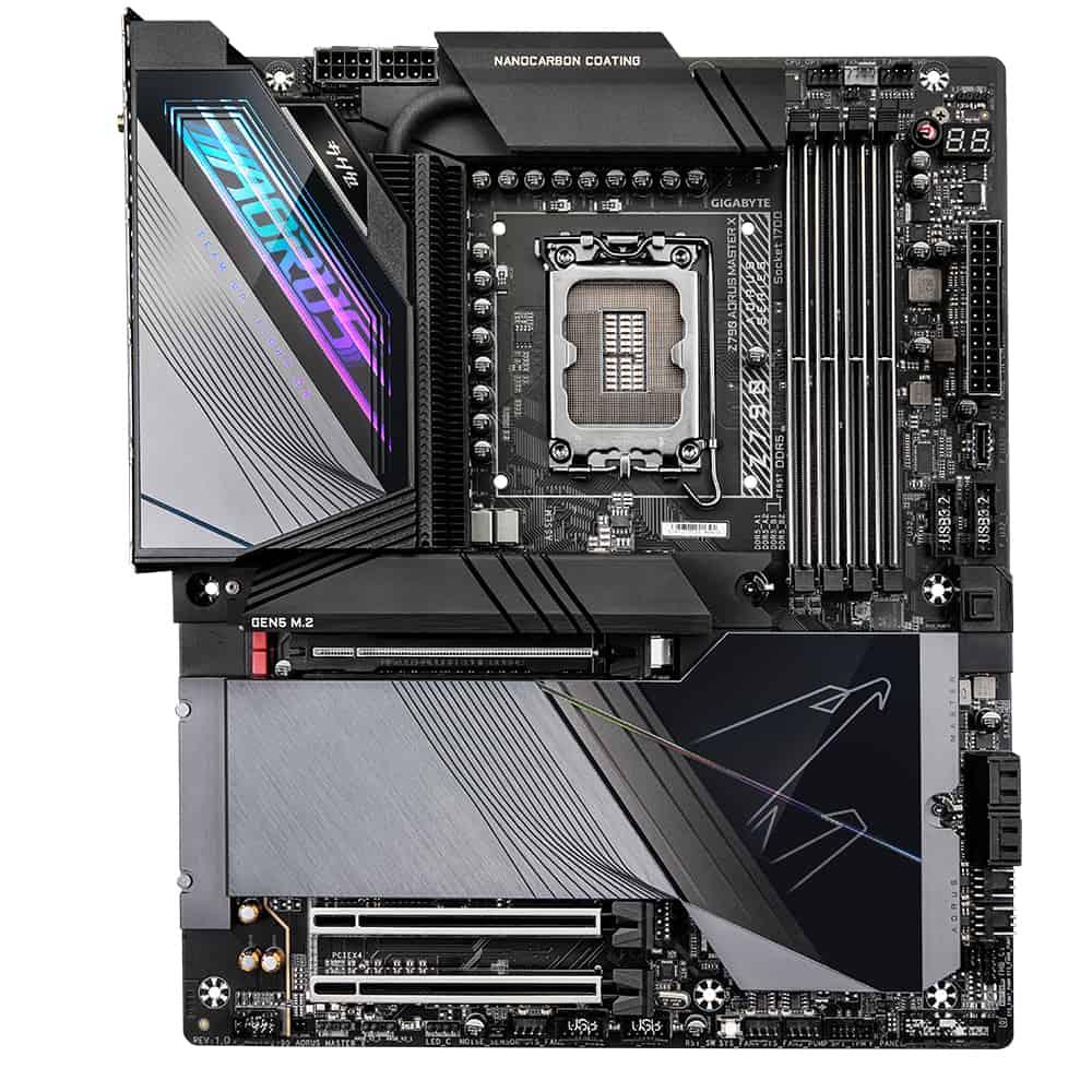 AORUS Z790 MASTER X 1.0 moederbord Intel Z790 Express LGA 1700 Verlengd ATX (Z790 AORUS MASTER X) thumbnail