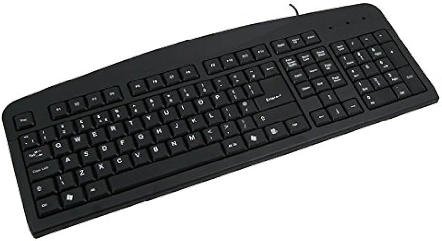 Dell USB Slim QuietKey Keyboard (UK) (5P02F) thumbnail