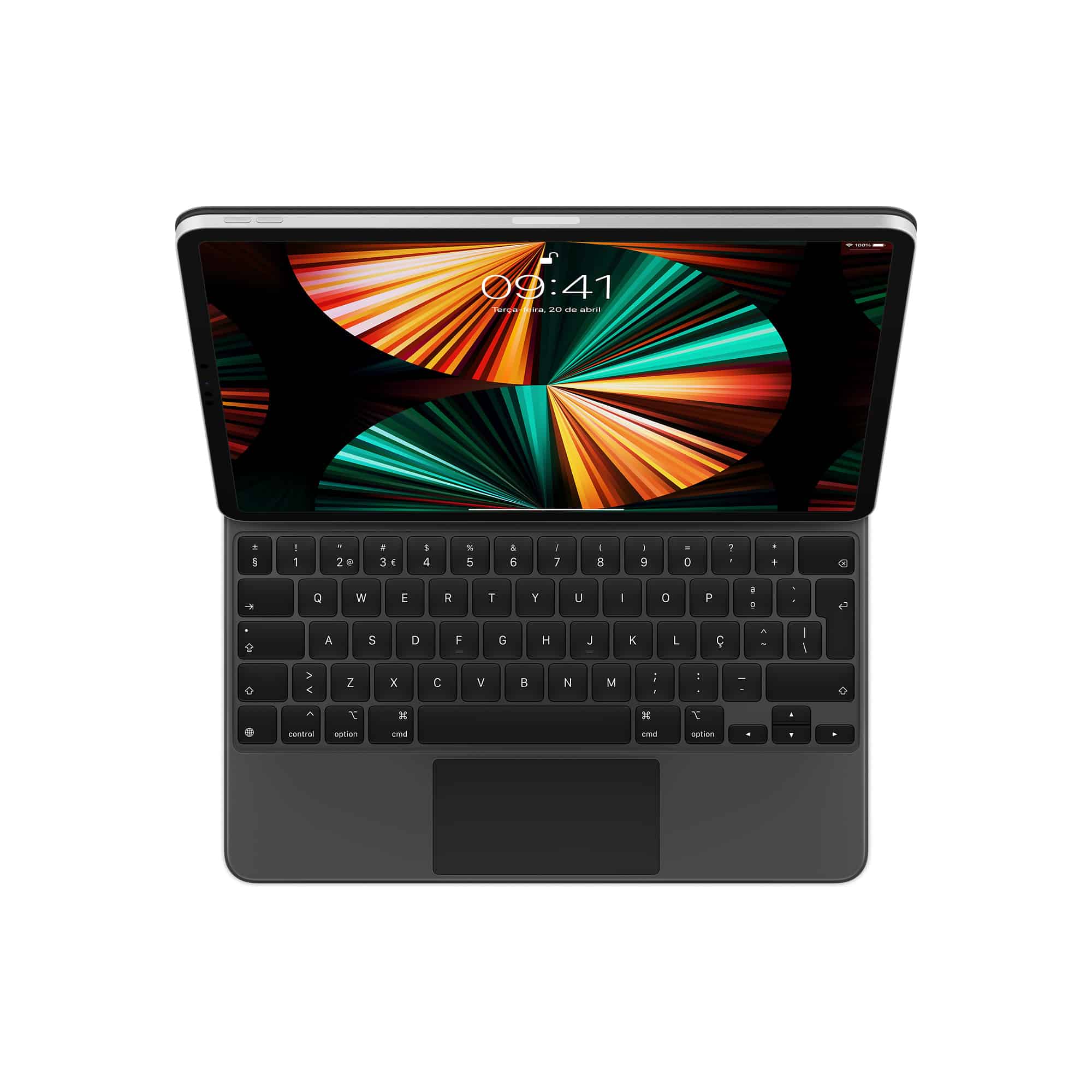 Apple MJQK3PO/A toetsenbord voor mobiel apparaat Zwart QWERTY Portugees (MJQK3PO/A) thumbnail