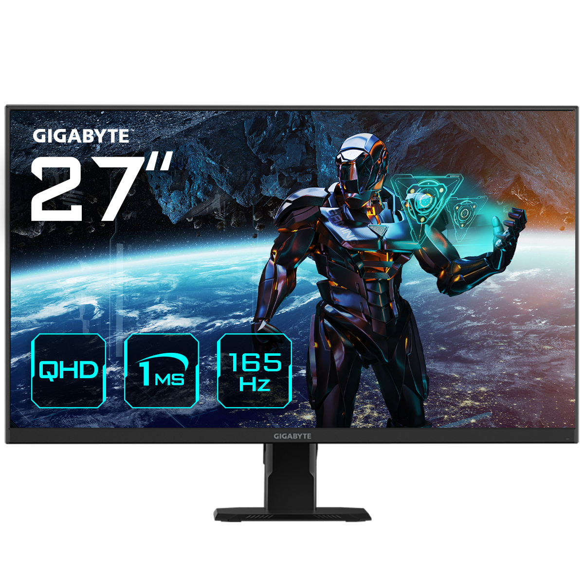 GIGABYTE GS27Q computer monitor 68,6 cm (27) 2560 x 1440 Pixels Quad HD LCD Zwart (GS27Q) thumbnail