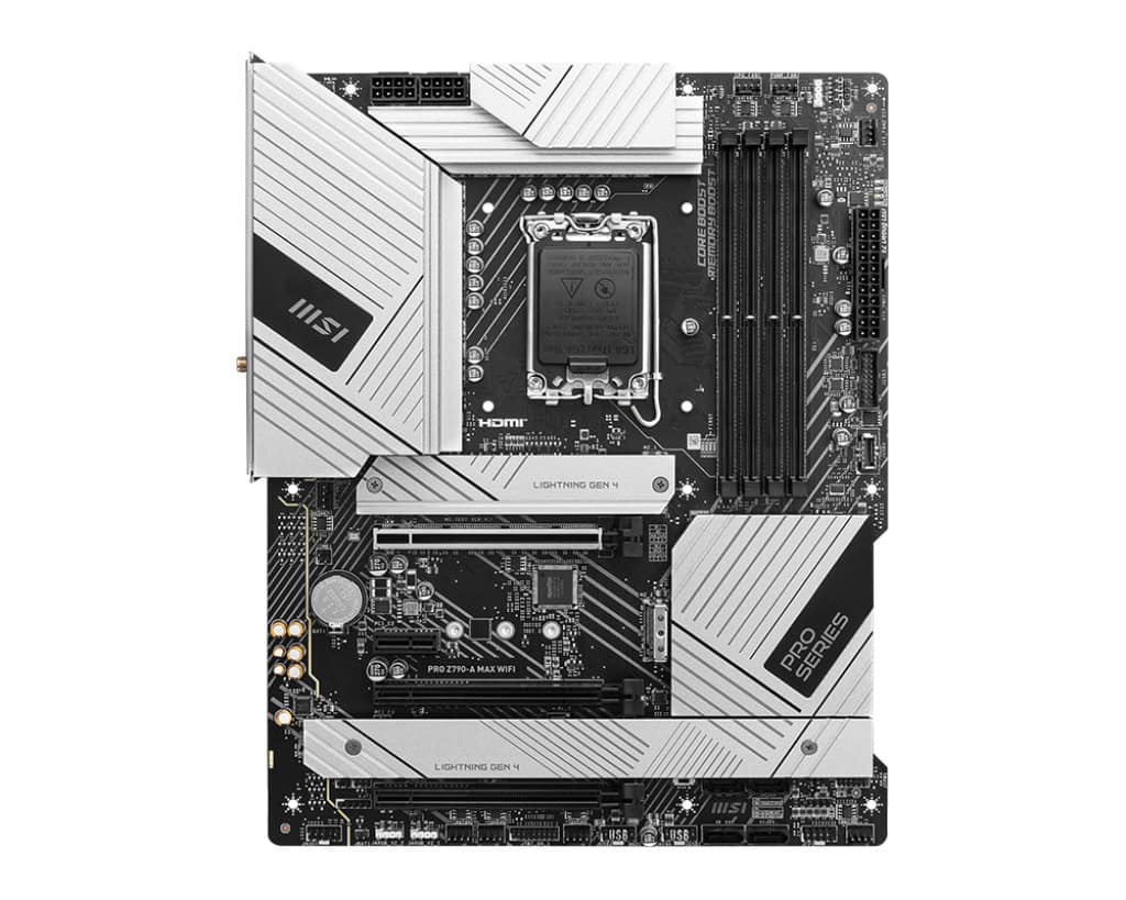 MSI PRO Z790-A MAX WIFI moederbord Intel Z790 LGA 1700 ATX (7E07-014R) thumbnail